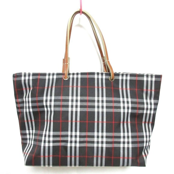 Burberry London Nova Check Pattern Mini Tote Bag Multicolor - Picture 2 of 14